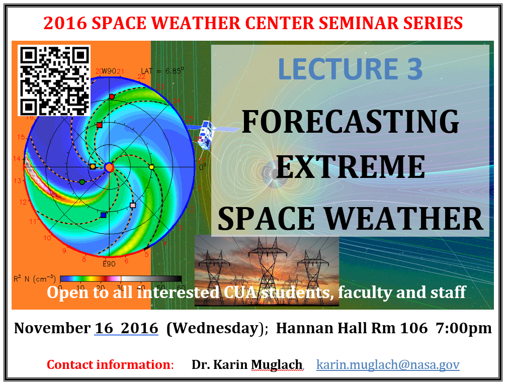 Lecture 3: Forecasting Extreme Space Weather