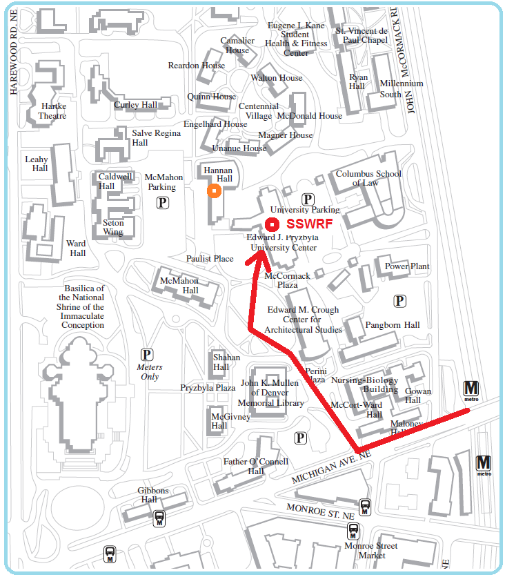 cua campus map